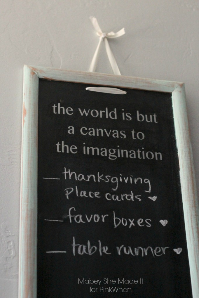 Chalkboard "To Do" List Mabey She Made It