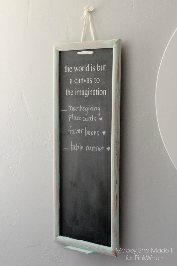 Chalkboard "To Do" List Mabey She Made It