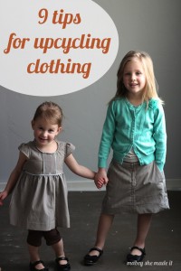 9 Tips for Upcycling Clothes | Mabey She Made It