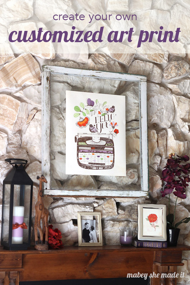 Customized Art Prints Mabey She Made It