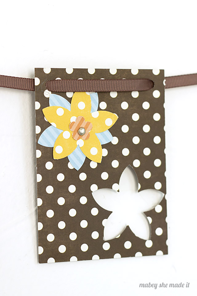 Using basic paper crafting tools, make this simple summer bunting in 20 minutes or less!