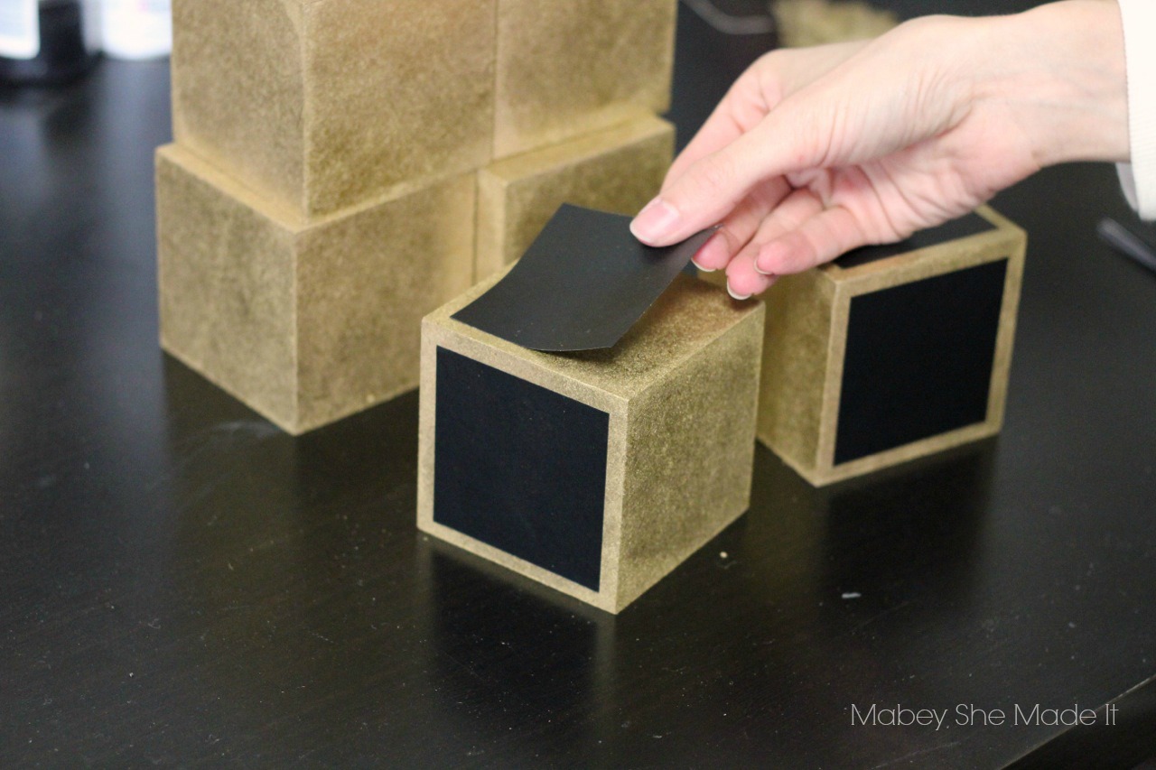 Seasonal Chalkboard Blocks Mabey She Made It