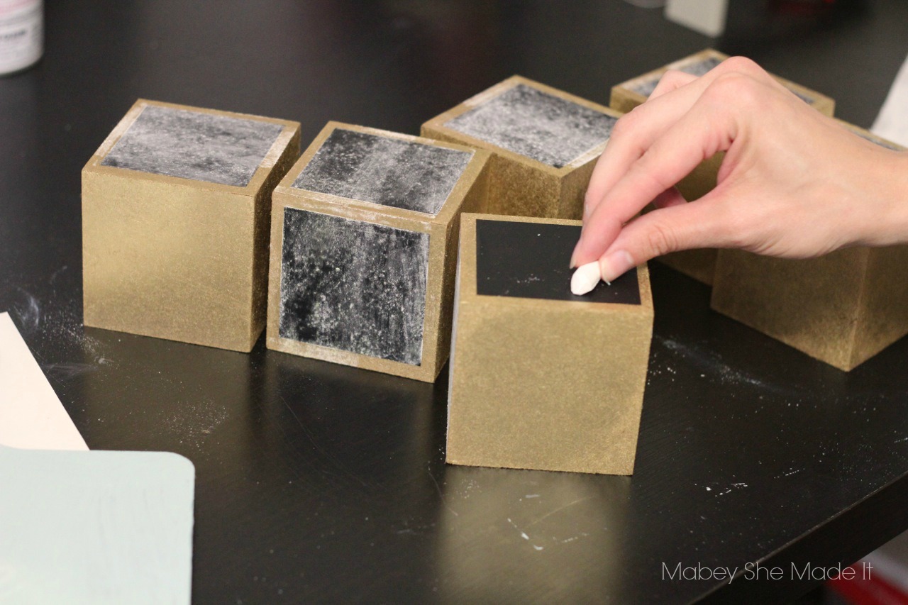 Seasonal Chalkboard Blocks Mabey She Made It