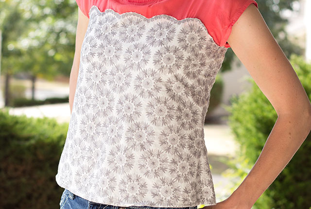 Anna Top Hack--Add a fun detail to the Anna Top using this tutorial.