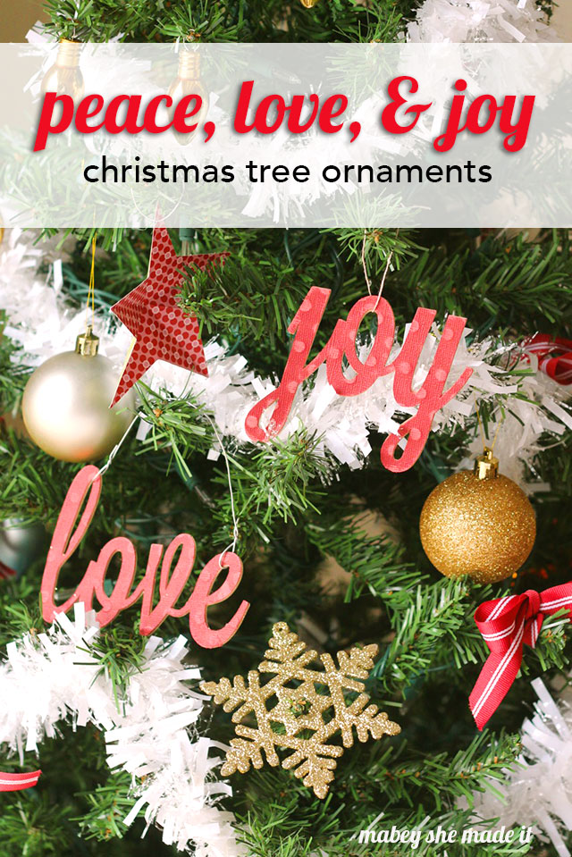 you can use any word to decorate your christmas tree using this peace love - Joy Christmas Decoration you can use any word to decorate your christmas tree using this peace love - Joy Christmas Decoration