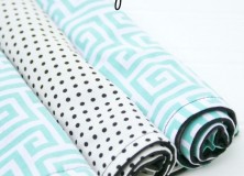 DIY Cotton Print Burp Cloths by The Crafted Sparrow