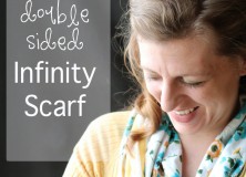 Double-sided Infinity Scarf Tutorial