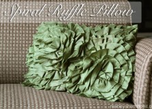 Spiral Ruffle Pillow