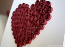 Quilled Heart Décor