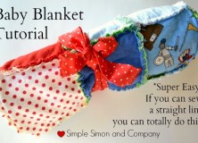 Ragged Baby Blanket Tutorial by Simple Simon and Company