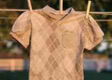 Argyle Vintage V-neck Tee