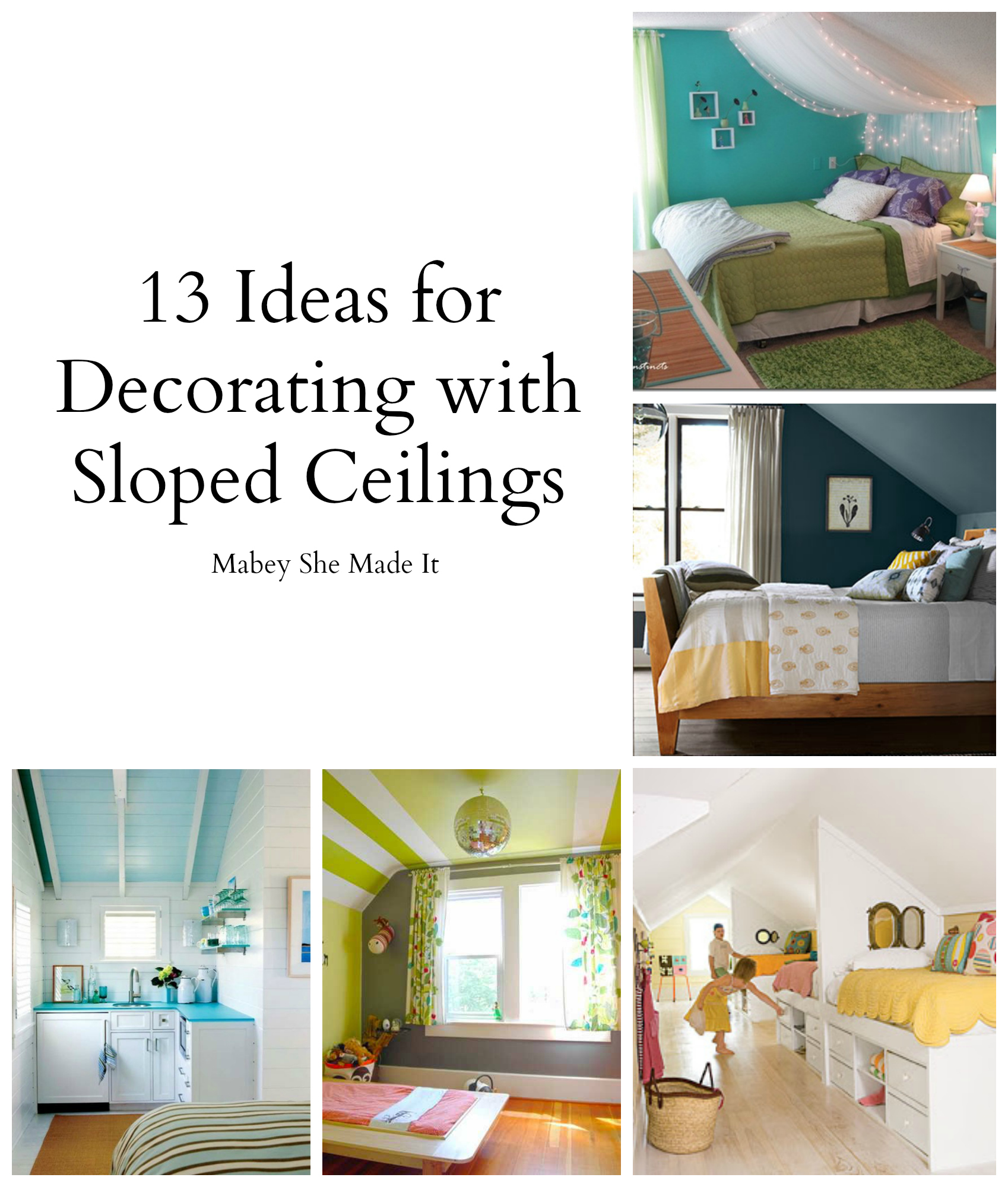 17 Sloped Ceiling Bedroom Design Ideas