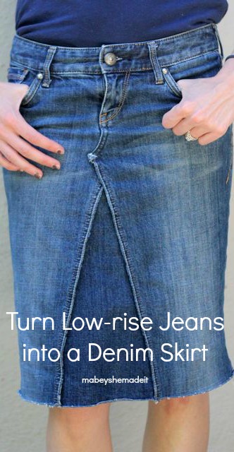 Denim clearance skirt diy
