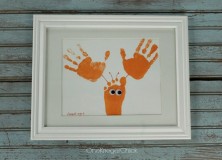 How to Make Sea Animal Framed Handprint Art