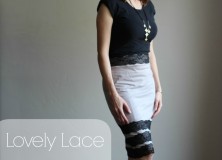 Lovely Lace Pencil Skirt