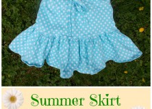 How to Make an Easy Summer Skirt for Girls