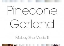 Pinecone Garland