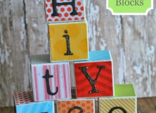 DIY Alphabet Blocks Tutorial