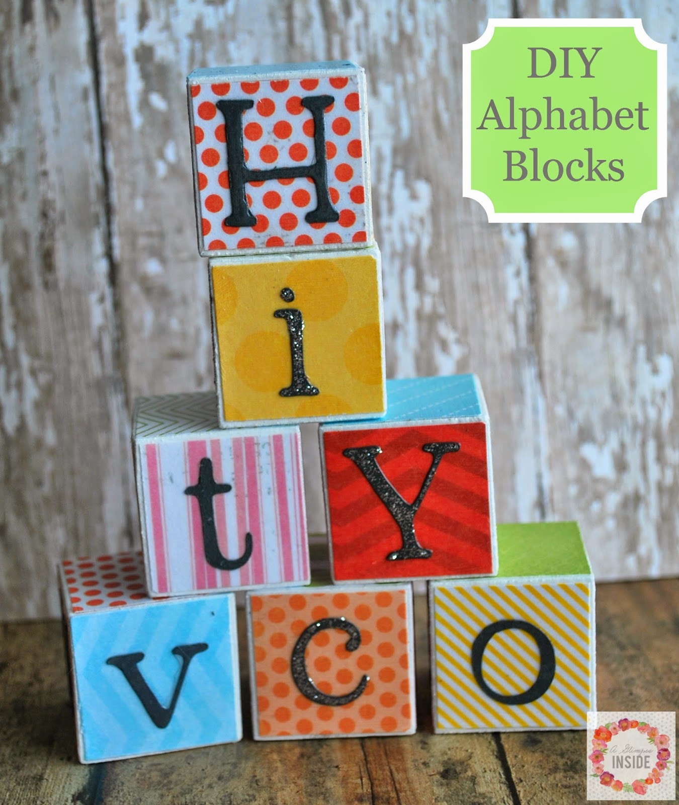 DIY Alphabet Blocks Tutorial • Mabey She Made It