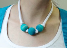Tie-dyed Bead Necklaces