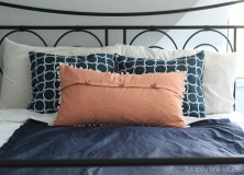 Pom Pom Pillow Sham Tutorial