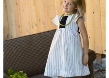 Refashioned Pinstripe Dress