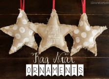 Rag Star Ornament