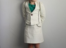 Mini Mod Corduroy Suit: Girls Bundle Up Blog Tour