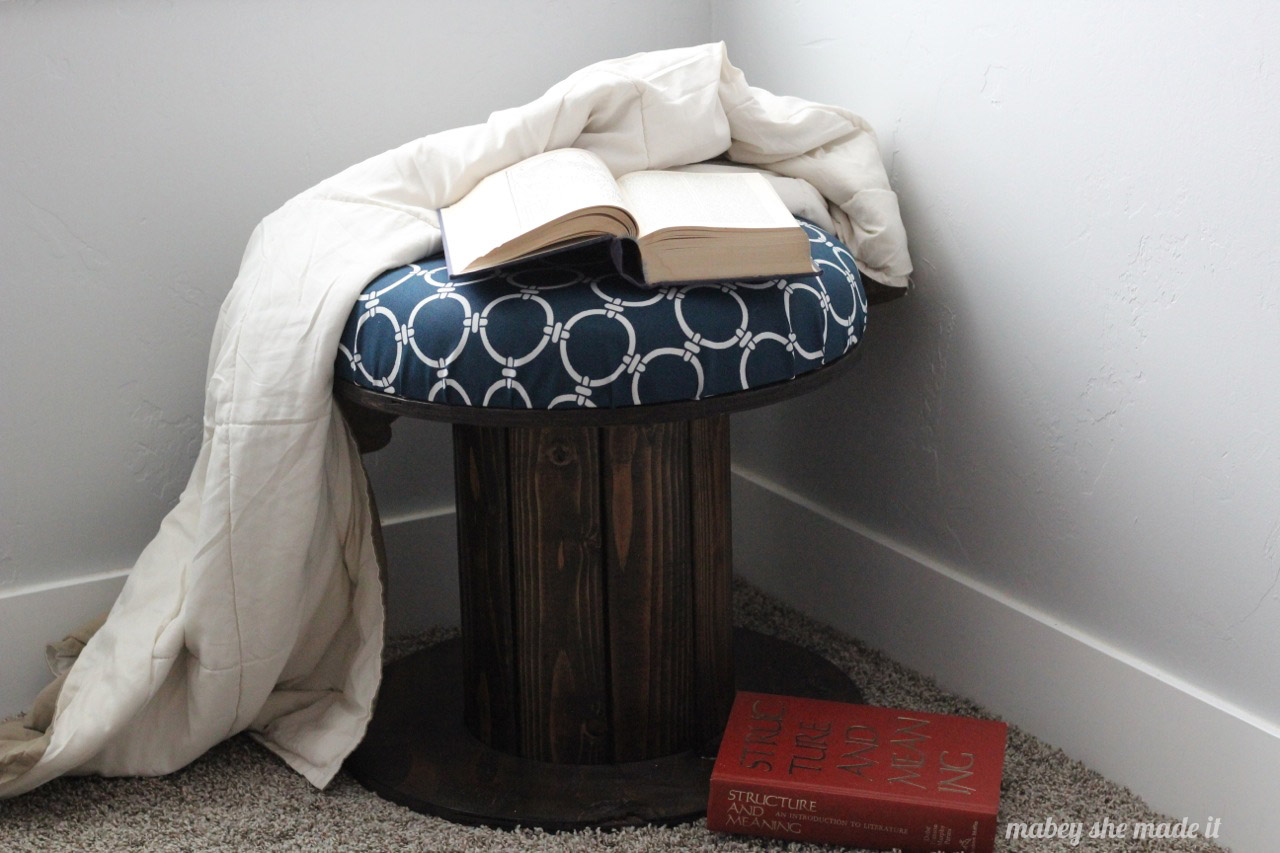 Upcycling Wood Spools to a Stool