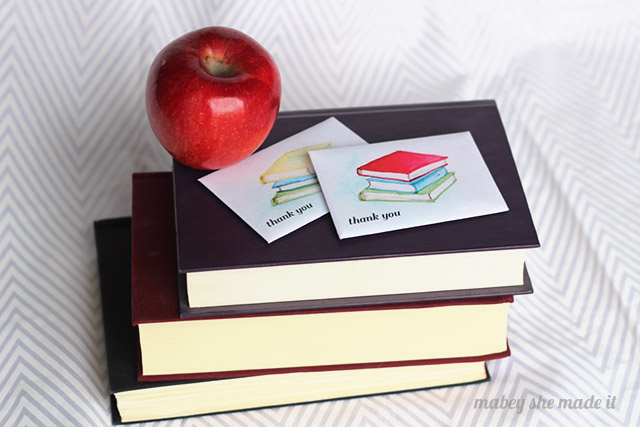 Free Teacher Appreciation Printable Gift Card Holder