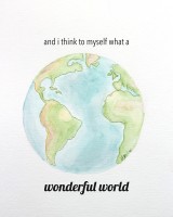 Watercolor Earth Printables | Mabey She Made It