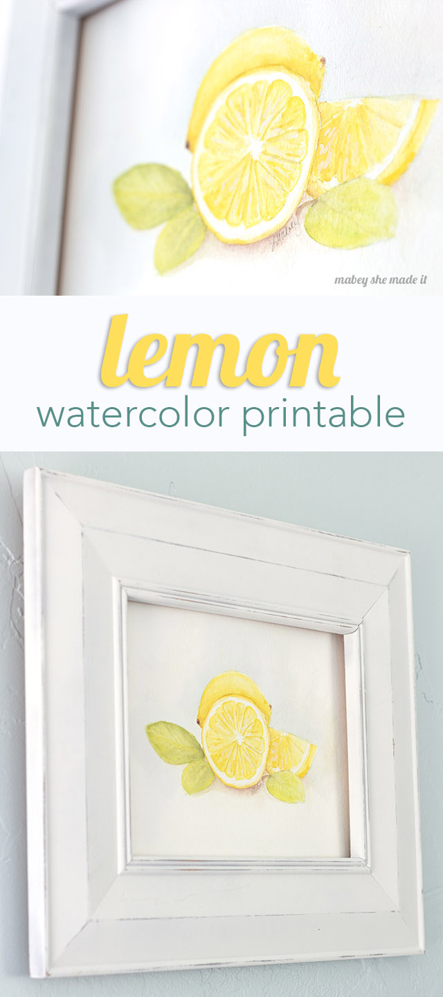Download this free watercolor printable from Mabey She Made It