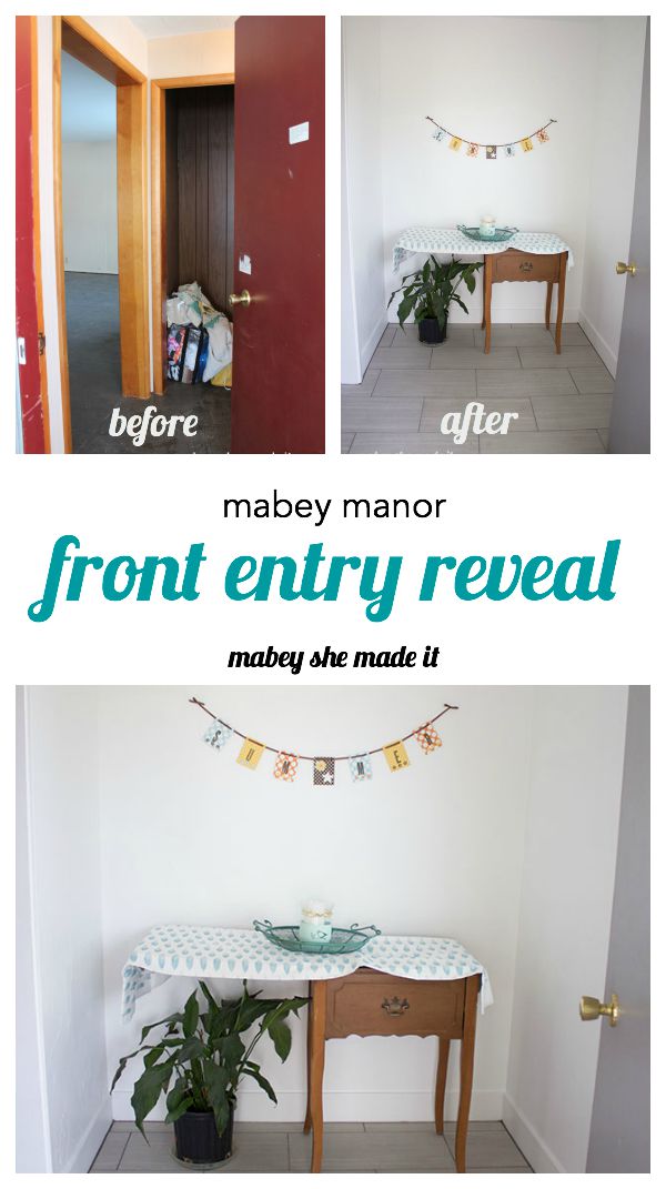 Mabey Manor: Front Entry Reveal