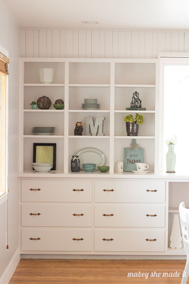 Mabey Manor: Refinished Built-ins