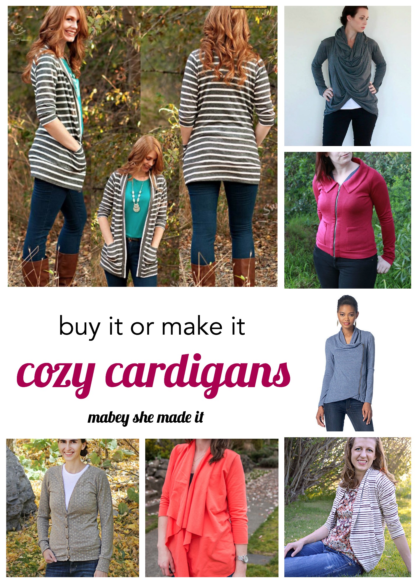 Buy It or Make It: Cardigans