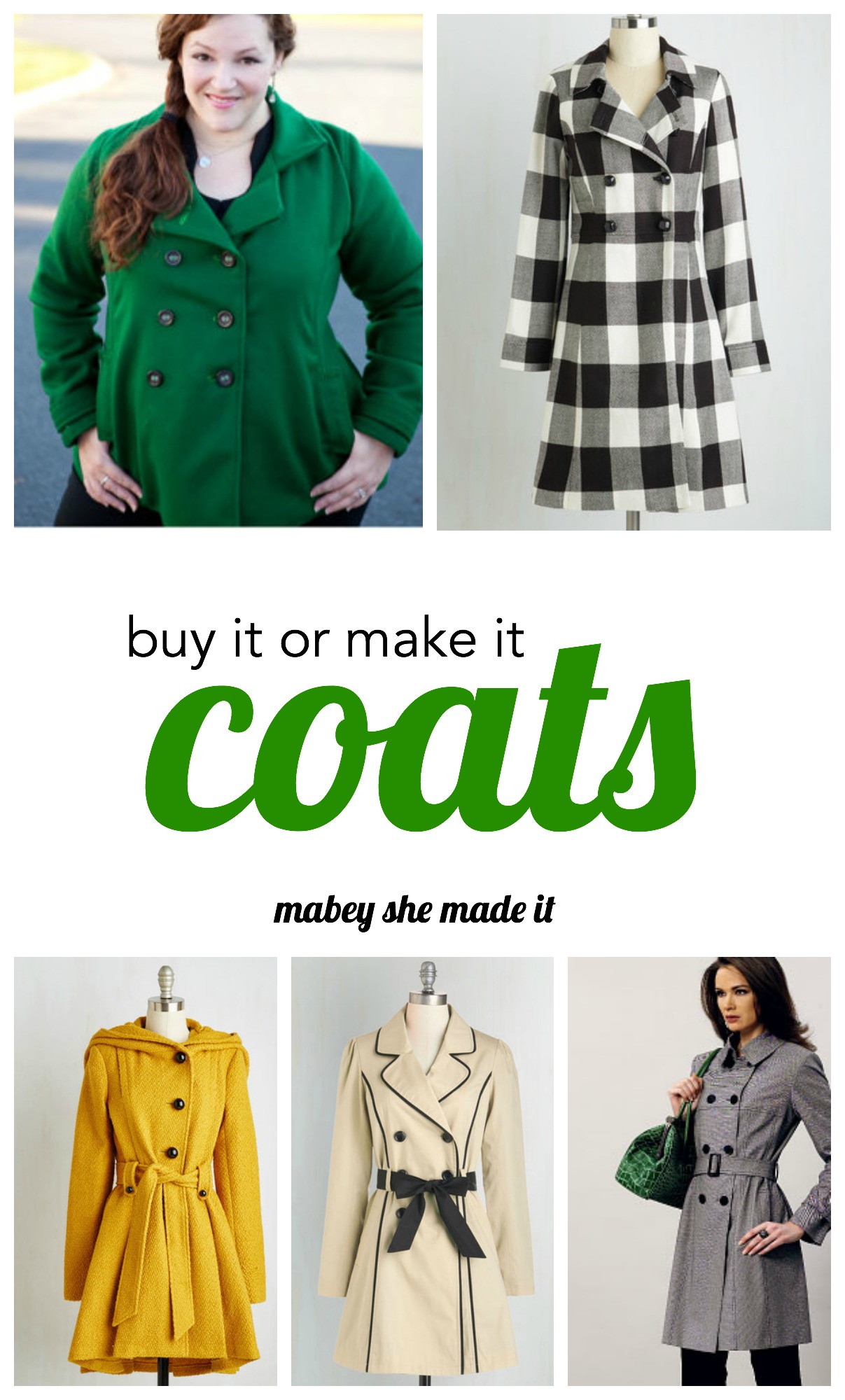 Buy It or Make It: Coats