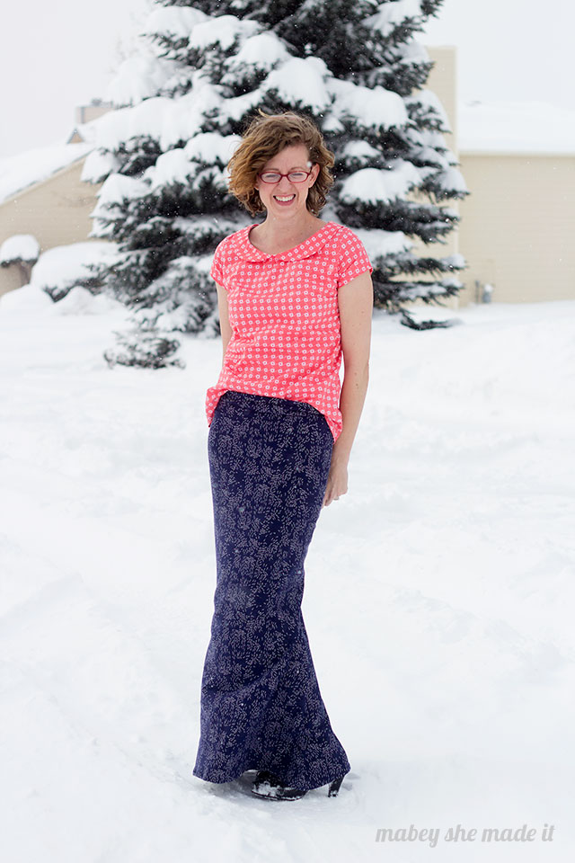 Mermaid Maxi Tutorial and Top: Coastline Blog Tour